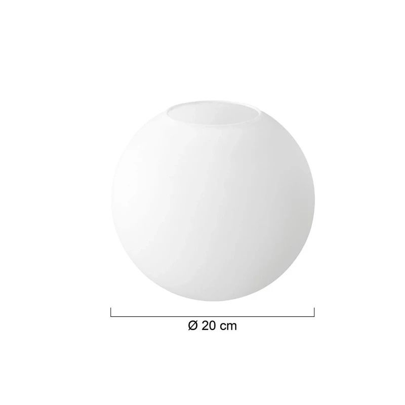 Steinhauer Onderdeel | Melkwit Glasbolletje Ø20 Cm