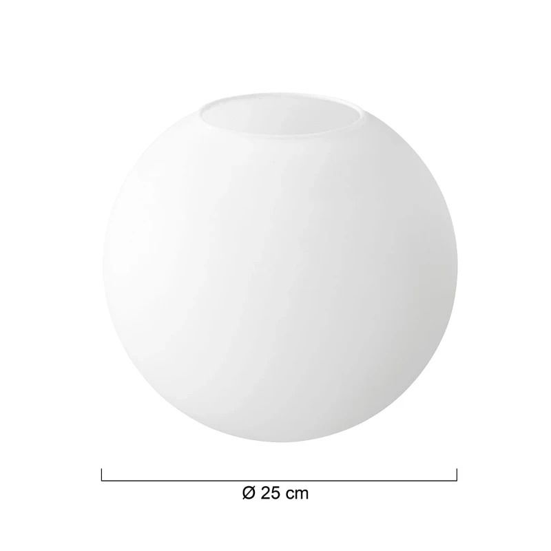 Steinhauer Onderdeel | Melkwitte Glasbol Ø25 Cm