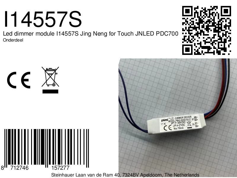Steinhauer Onderdeel | Led Dimmer Module Jing Neng For Touch Jnled Pdc700