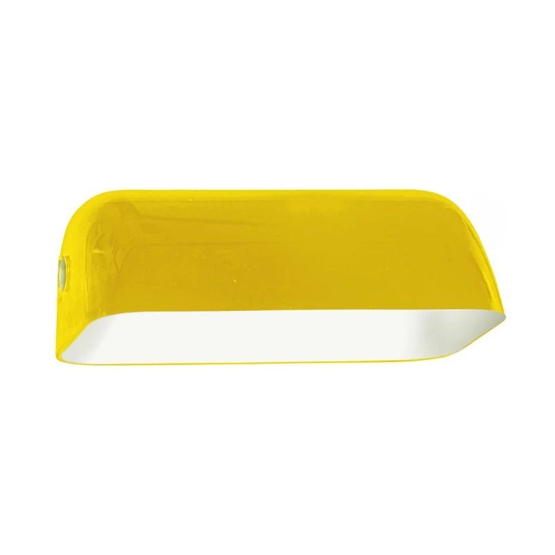 Steinhauer Onderdeel | Glas – Okergeel Glas Voor Bankierslamp 23 × 14,2 Cm
