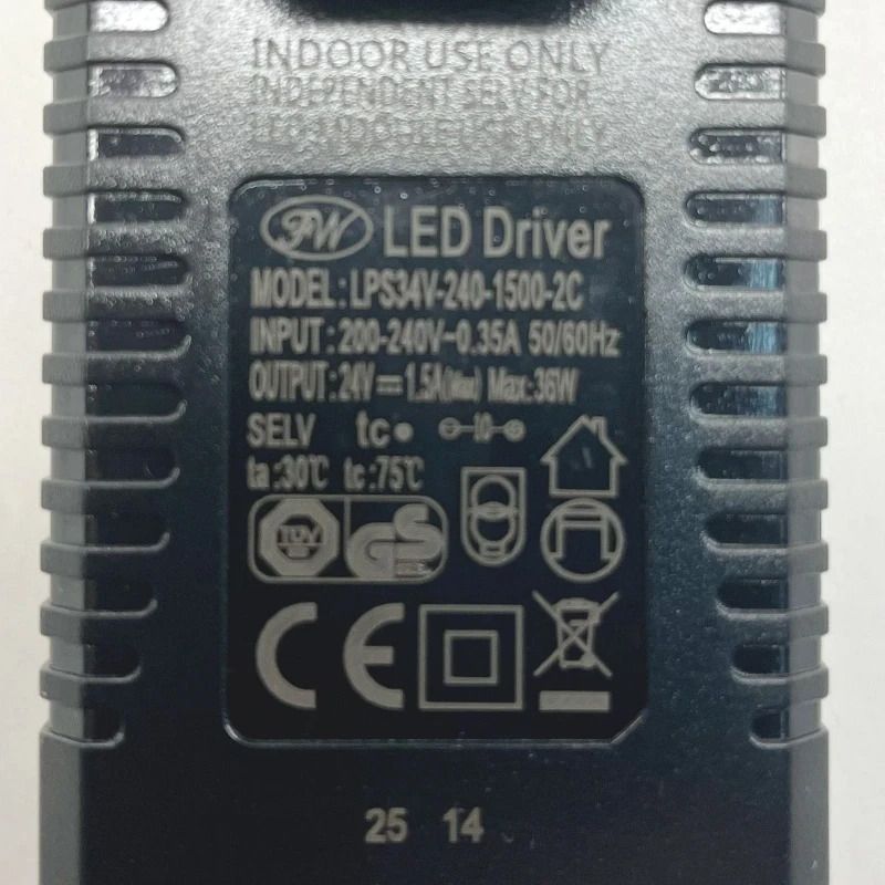 Steinhauer Onderdeel | 7759 Stekker Driver Zwart 24V 30W