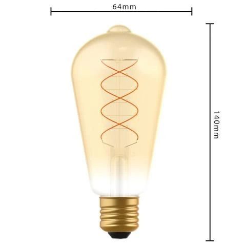 Steinhauer E27 LED Lamp | 4W 1800K 250lm 818 | Dimbaar