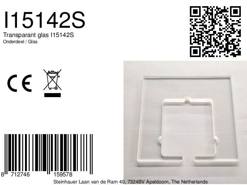 Steinhauer Onderdeel | Transparant Glas