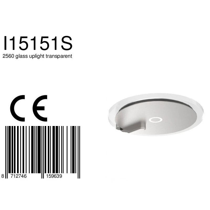 Steinhauer Onderdeel | Rond Transparant Glas – Ø25 Cm
