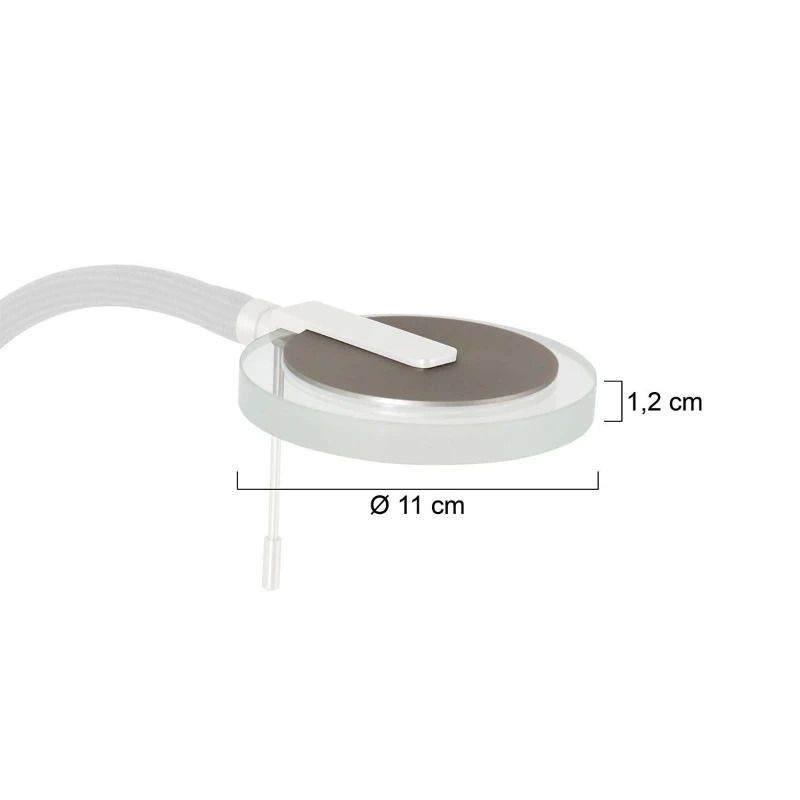 Steinhauer Onderdeel | Rond Transparant Glas – Ø11 Cm