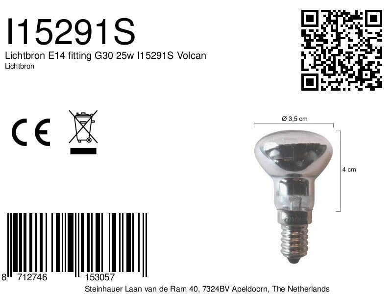 Steinhauer E14 LED Lamp | 25W 2700K 927
