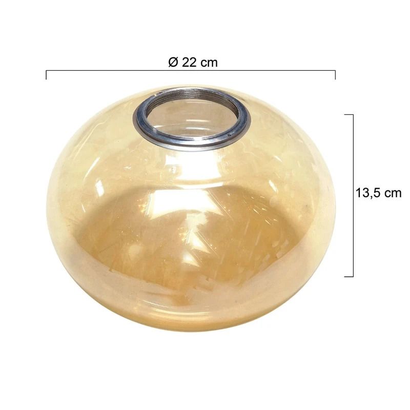 Steinhauer Onderdeel | 2681 Glas 22Xh13,3Cm Amber