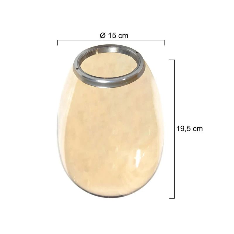 Steinhauer Onderdeel | 2682 Glas 15Xh19,5Cm Amber