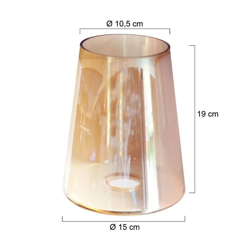 Steinhauer Onderdeel | 3103 Glass Amber 15X10X19Cm