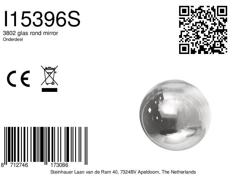 Steinhauer Onderdeel | 3802 Glas Rond Mirror