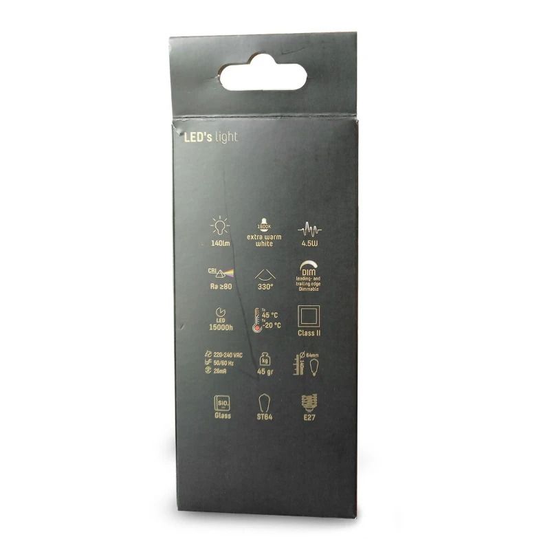 Mexlite E27 LED Lamp | 4.5W 1800K 140lm 918 | Dimbaar