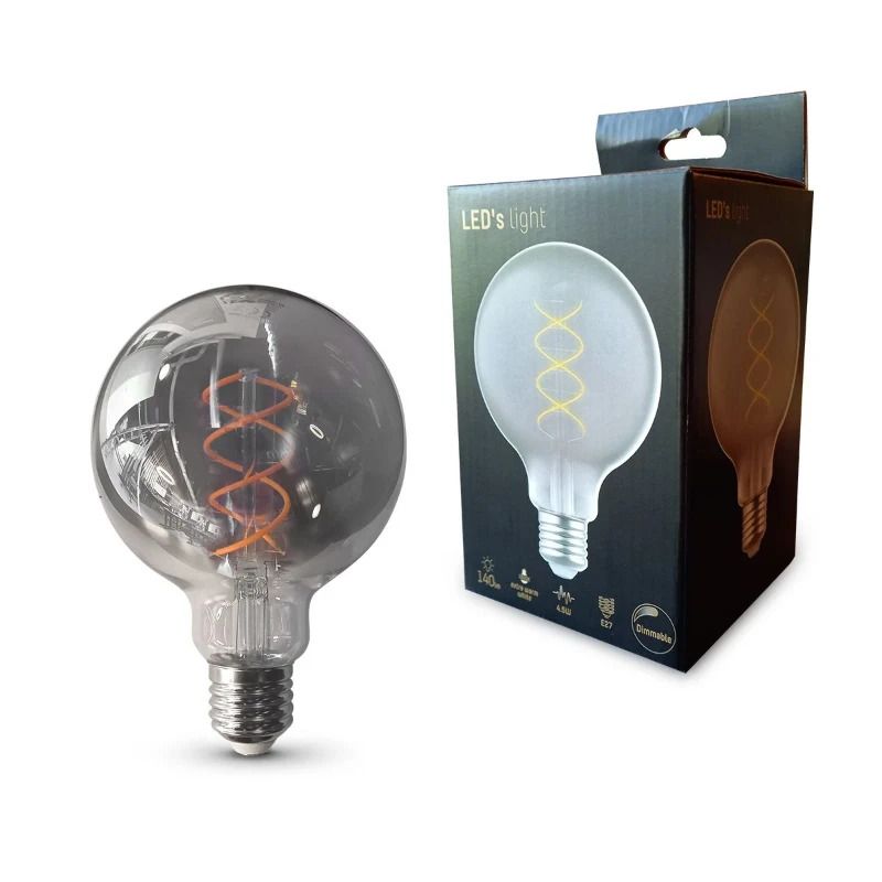 Mexlite E27 LED Globelamp | 4.5W 1800K 140lm 818 | Dimbaar