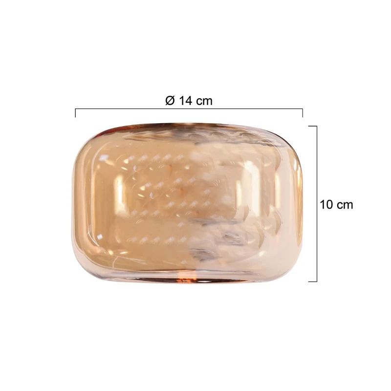 Steinhauer Onderdeel | 3864 Glas15*11Cm Amber