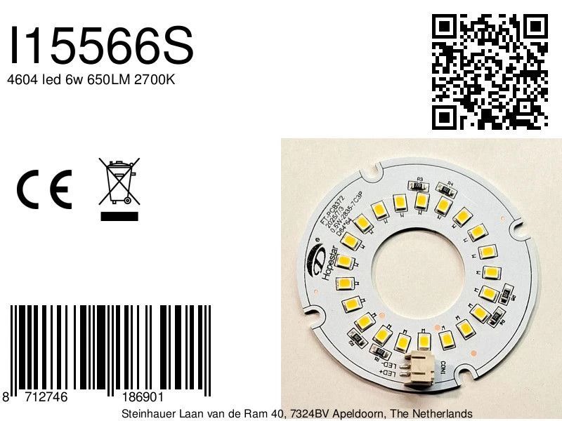 Steinhauer LED Lamp | 2700K 650lm
