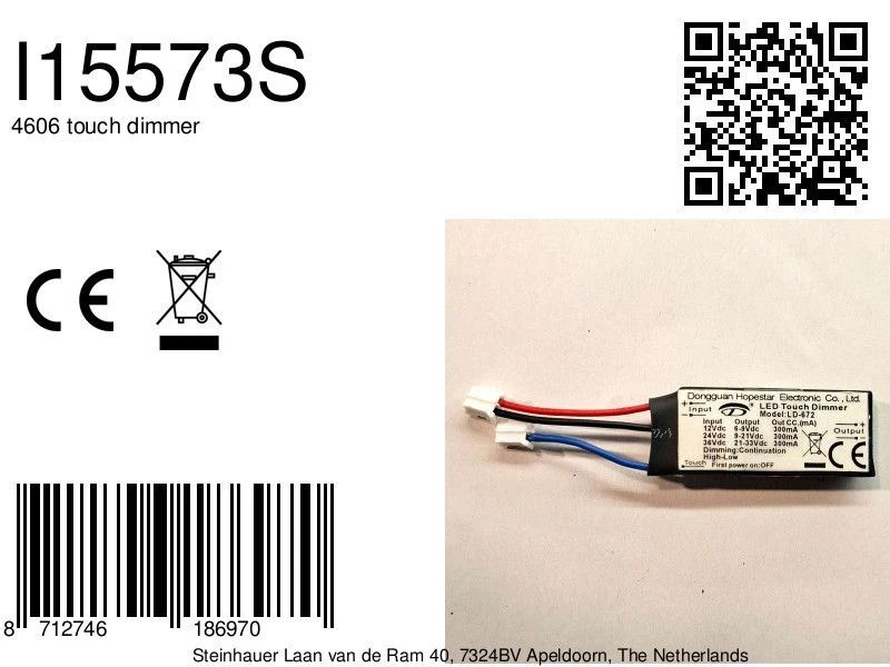 Steinhauer Onderdeel | 4606 Touch Dimmer