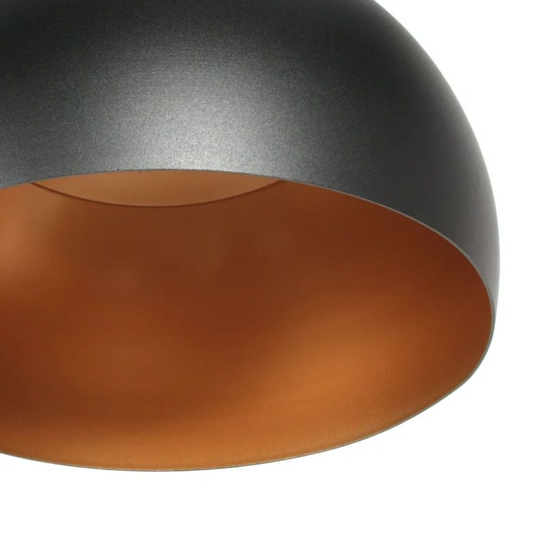 Steinhauer Lampenkap | Lampenkap Ø40Cm – Metalen Kap Zwart/Goud E27
