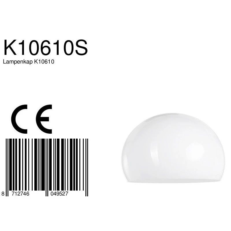 Steinhauer Lampenkap | Wit Kunststof Lampenkap Ø38Cm Met E27 Support