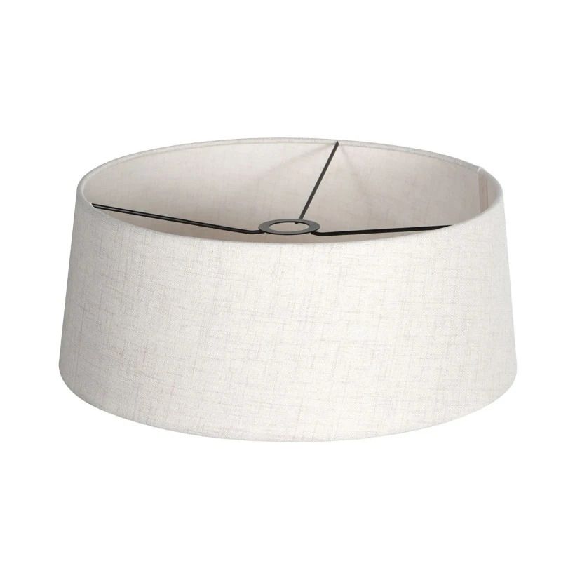 Anne Light Lampenkap | Lampenkap – Crèmekleurig Linnen Met Witte Binnenzijde Ø48 Cm