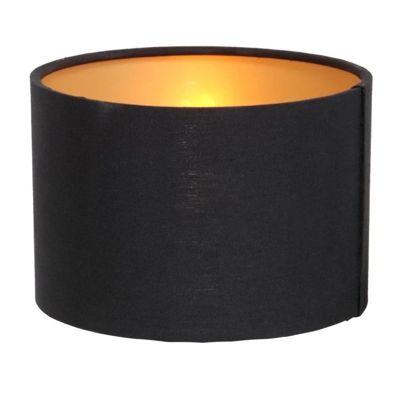 Steinhauer Lampenkap | Zwart Linnen Lampenkap ⌀13Cm Met E14 Support