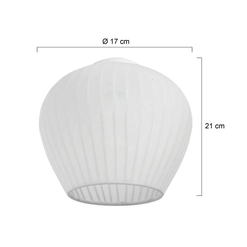 Anne Light Lampenkap | Lampenkap Ø17Cm - Elegante Textiele Kap