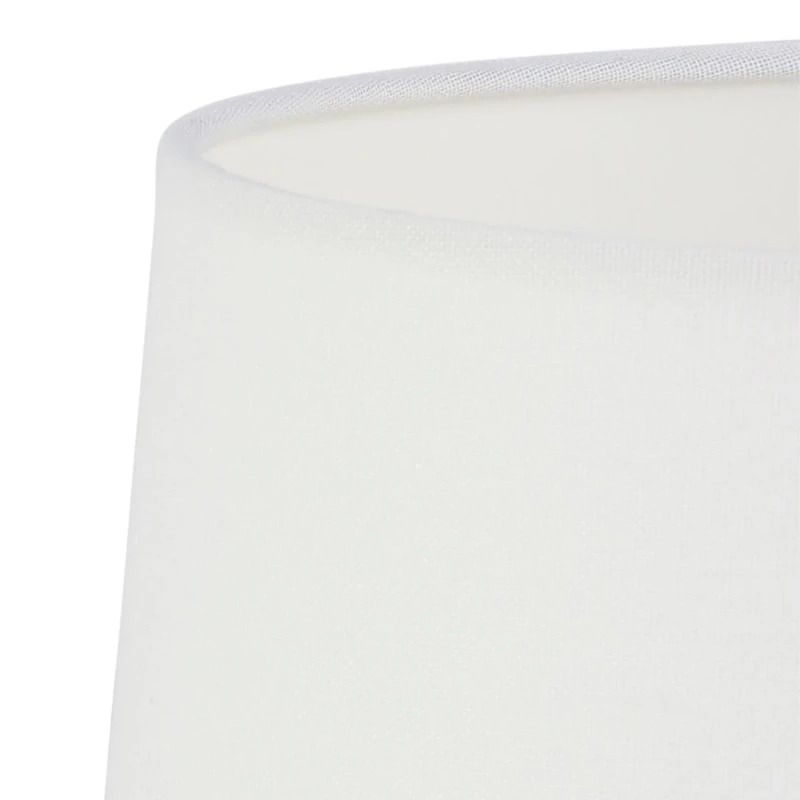 Mexlite Lampenkap | Wit Linnen Lampenkap Ø30Cm Met E27 Support