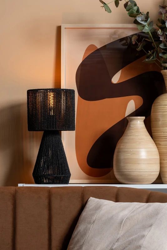 Leitmotiv Forma Cone LED Tafellamp | 1x E27 25W | Black