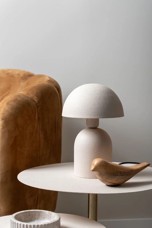 Leitmotiv Boaz LED Tafellamp | 1x E27 25W | Warm grey