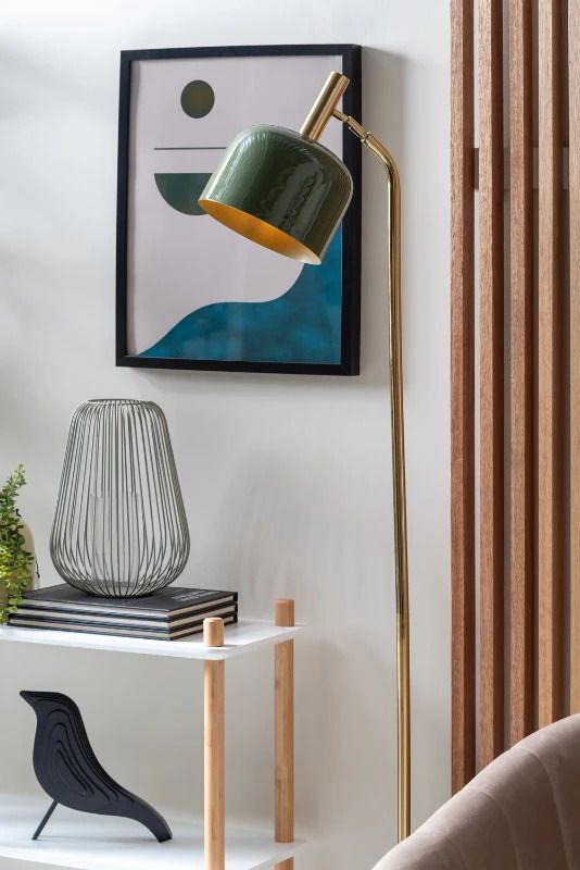 Leitmotiv Smart LED Vloerlamp | 1x E14 15W | Jungle green