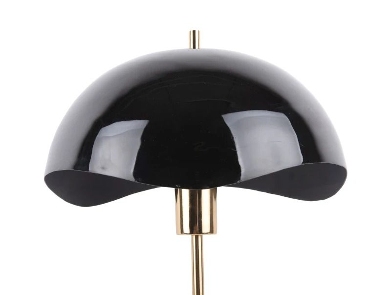 Leitmotiv Waved Dome LED Tafellamp | 1x E27 15W | Black