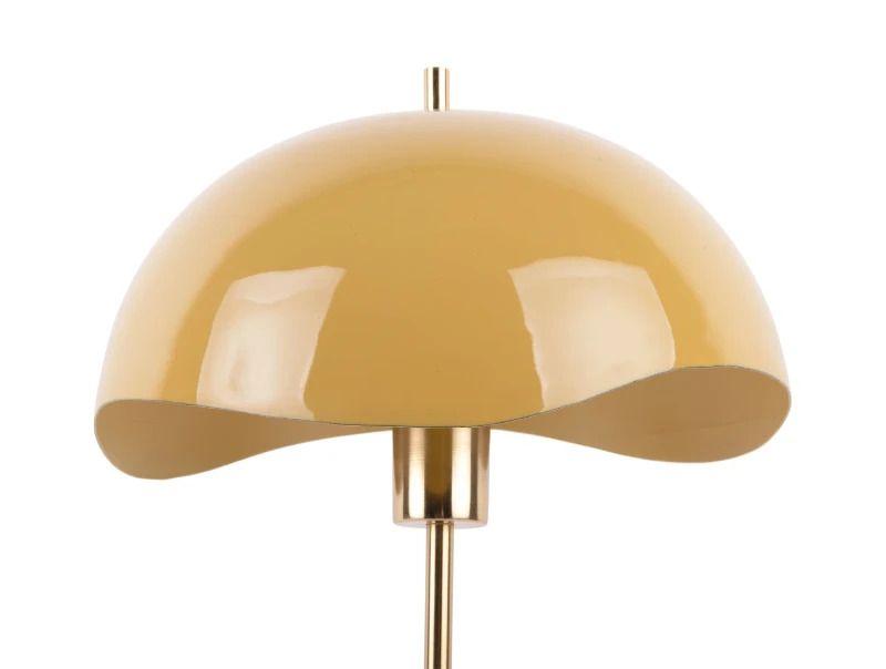 Leitmotiv Waved Dome LED Tafellamp | 1x E27 15W | Honey yellow