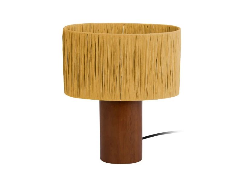 Leitmotiv Sheer Oval LED Tafellamp | 1x E27 25W | Ochre yellow