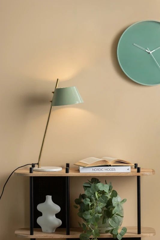 Leitmotiv Savvy LED Tafellamp | 1x E14 15W | Grayed jade