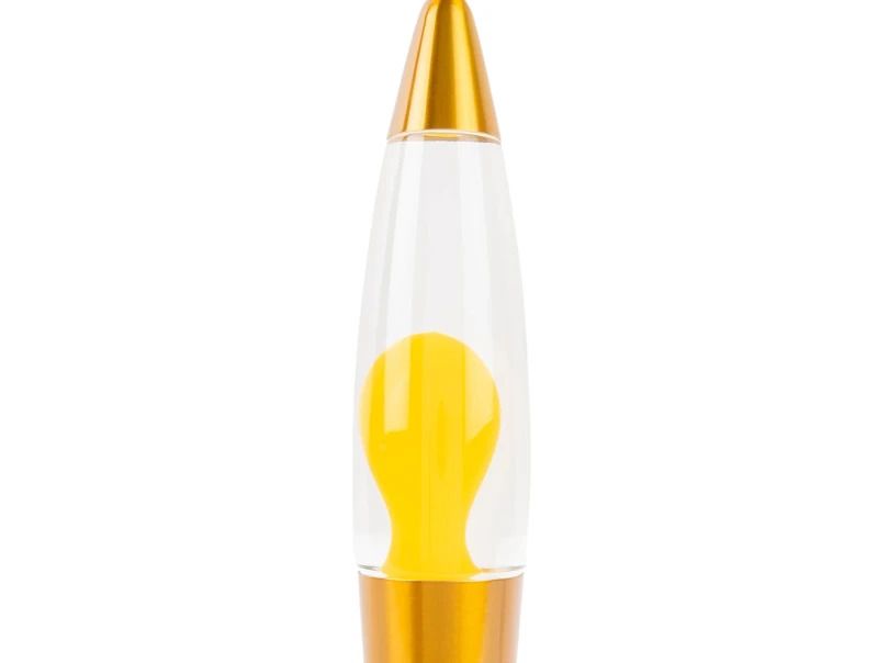 Leitmotiv Funky Rocket Lava Tafellamp | 1x E14 R39 20W | Yellow