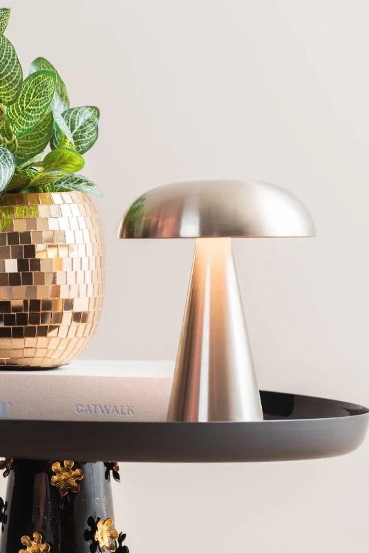 Leitmotiv Rachel LED Tafellamp | 3W | Brushed nickel