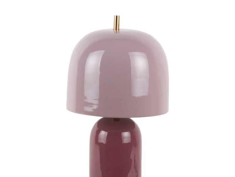 Leitmotiv Rico LED Tafellamp | 1x E14 15W | Dark mauve & soft lavender