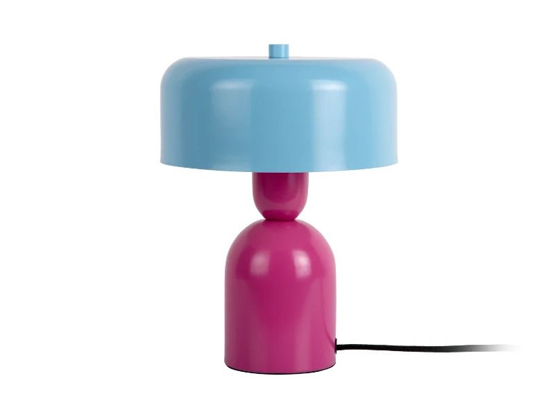 Leitmotiv Double Funky LED Tafellamp | 1x E27 25W | Bright pink & soft blue