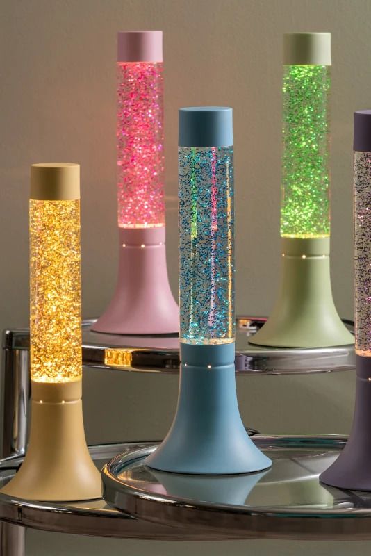 Leitmotiv Astro Glitter LED Tafellamp | 1x E14 R39 25W | Blue