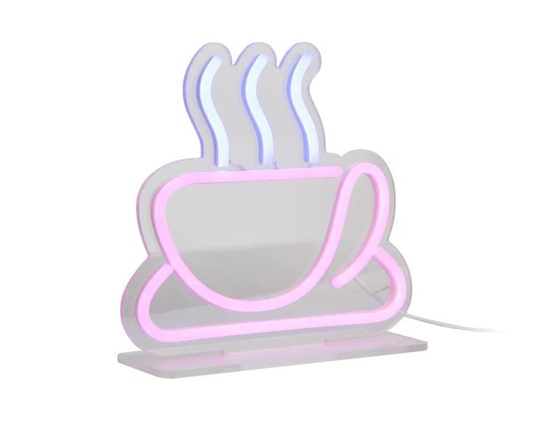 Leitmotiv Neon Light Coffee LED Tafellamp | 5W | Pink