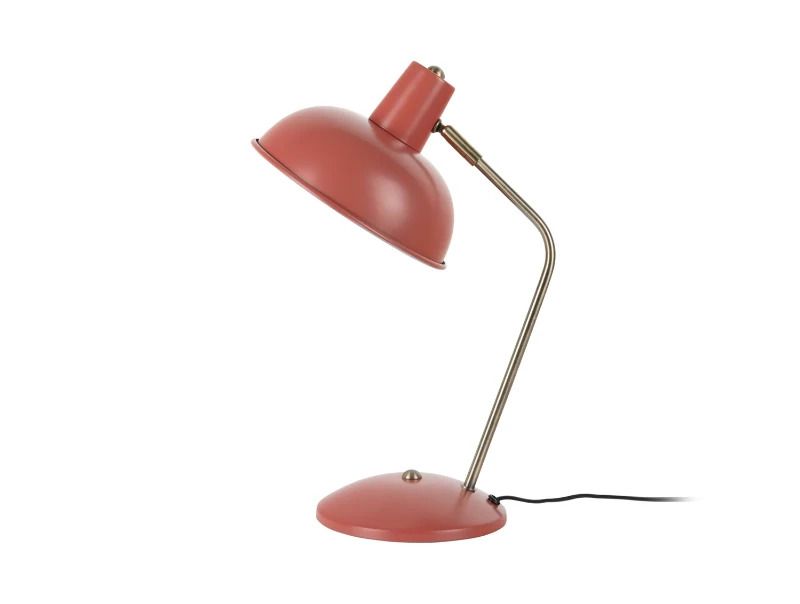 Leitmotiv Hood LED Tafellamp | 1x E14 40W | Red ochre