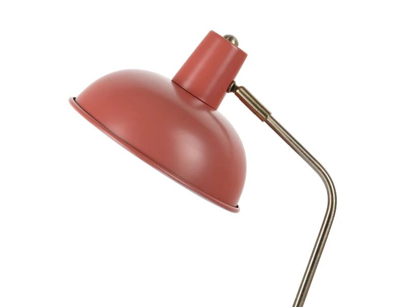 Leitmotiv Hood LED Tafellamp | 1x E14 40W | Red ochre