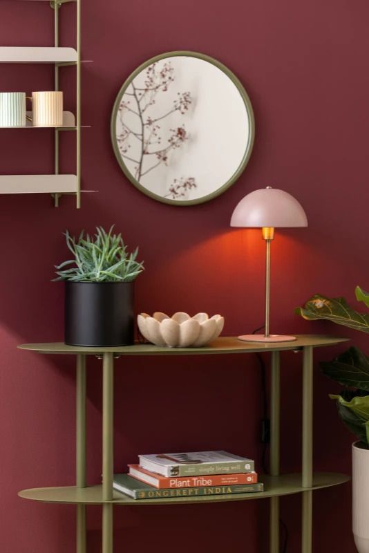 Leitmotiv Bonnet LED Tafellamp | 1x E14 25W | Saddle brown