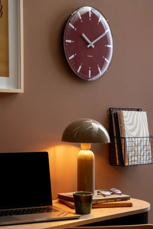 Leitmotiv Atrayente LED Tafellamp | 1x E27 25W | Mocha brown