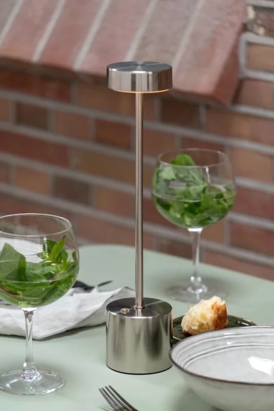 Leitmotiv Ganar LED Tafellamp | 0.75W | Brushed nickel