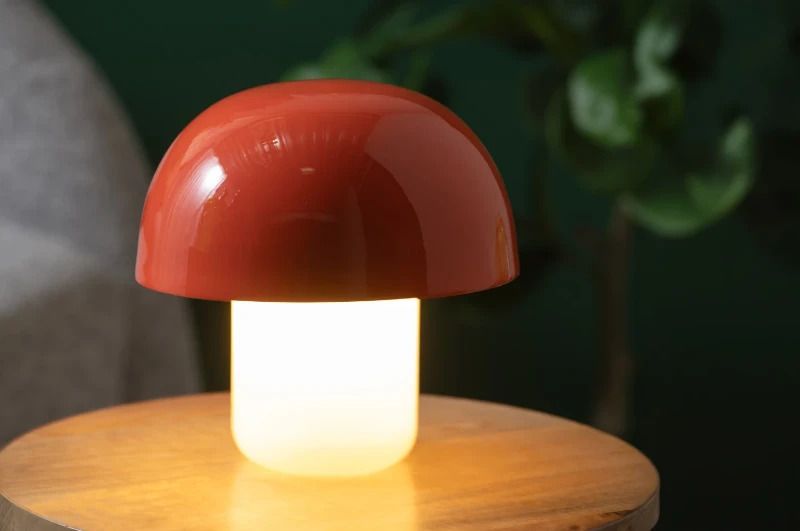 Leitmotiv Nuevo Mini Mushroom LED Tafellamp | 1x G9 15W | Bright orange