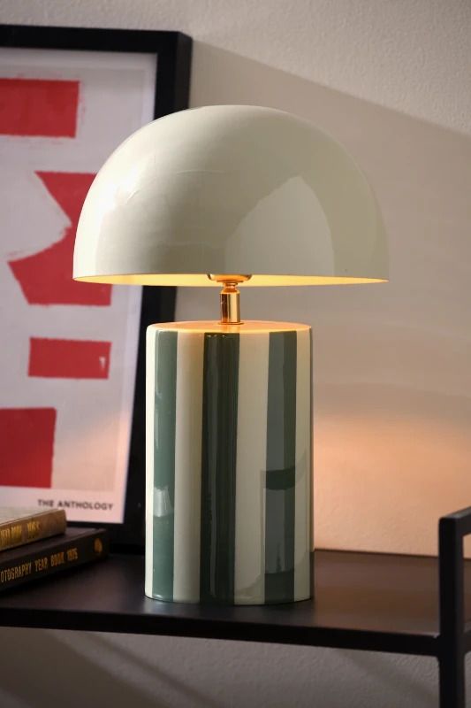 Leitmotiv Rayado LED Tafellamp | 1x E14 15W | Jungle green