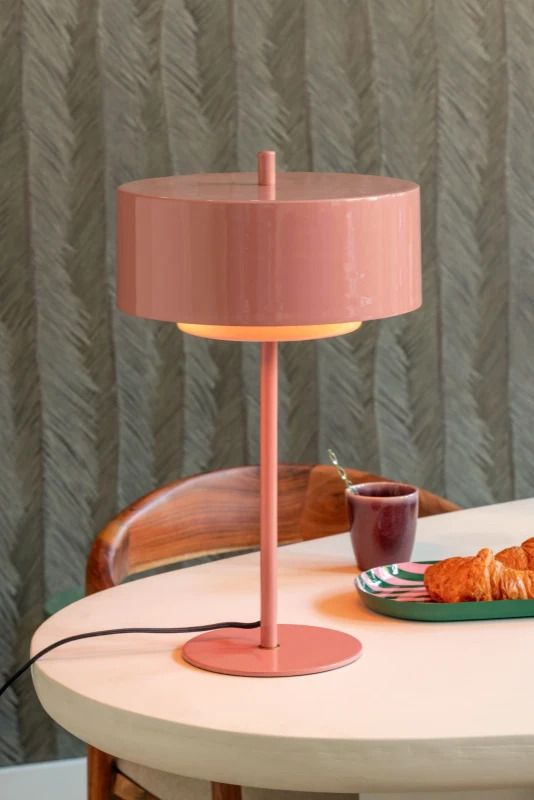 Leitmotiv Grato Anillo LED Tafellamp | 1x E14 15W | Rose tan & soft pink