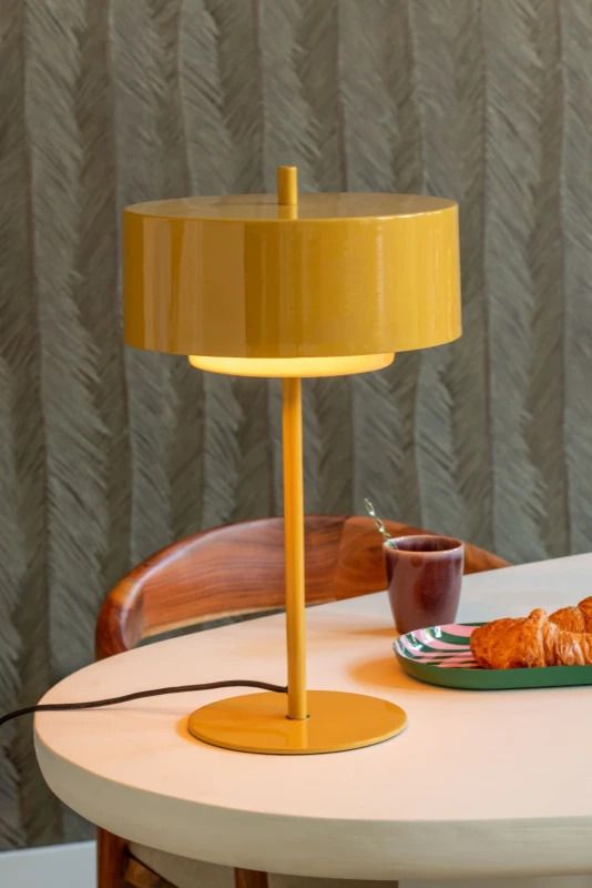 Leitmotiv Grato Anillo LED Tafellamp | 1x E14 15W | Ochre yellow & soft yellow