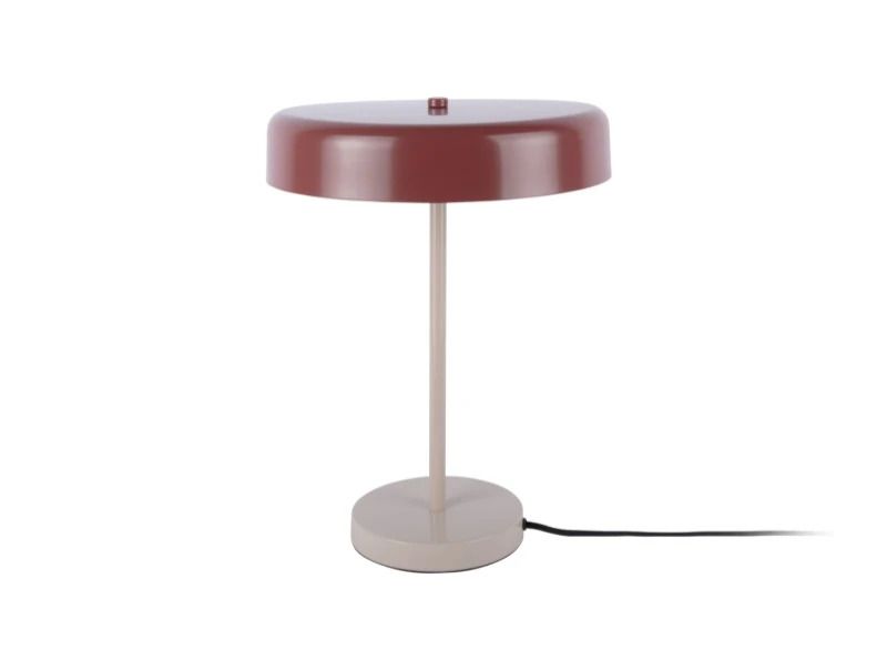 Leitmotiv Reina Palo LED Tafellamp | 2x E14 25W | Burgundy red w. warm grey
