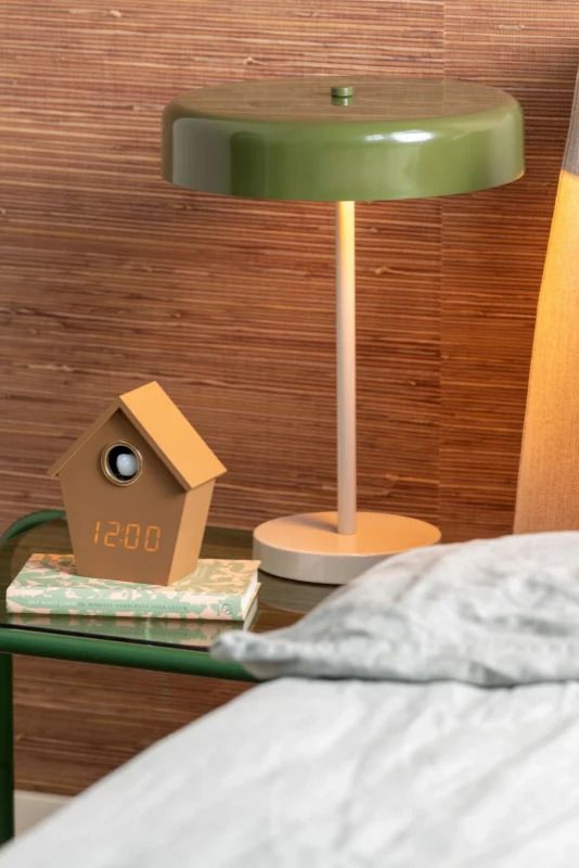 Leitmotiv Reina Palo LED Tafellamp | 2x E14 25W | Luxury green w. warm grey