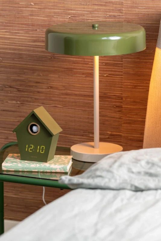 Leitmotiv Reina Palo LED Tafellamp | 2x E14 25W | Luxury green w. warm grey